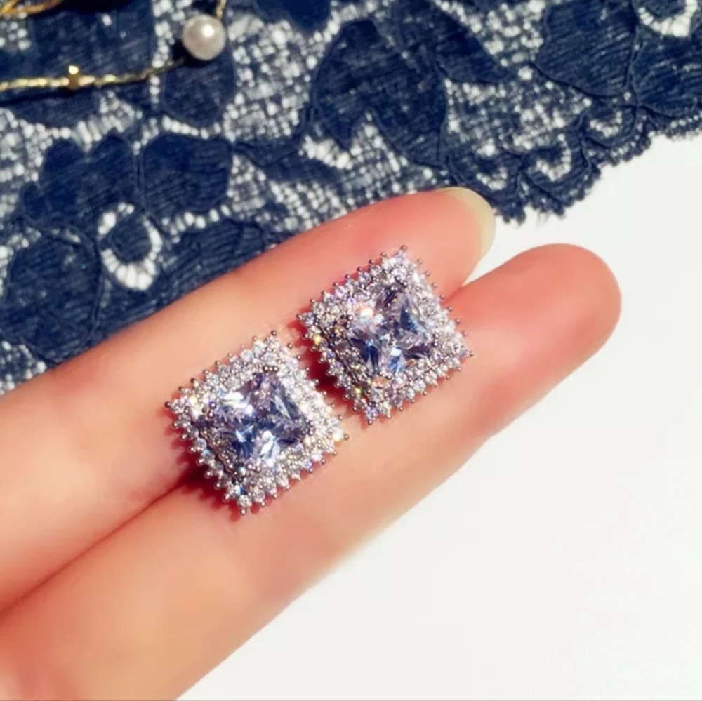 🔹️Gorgeous CZ and 925 SS Earrings